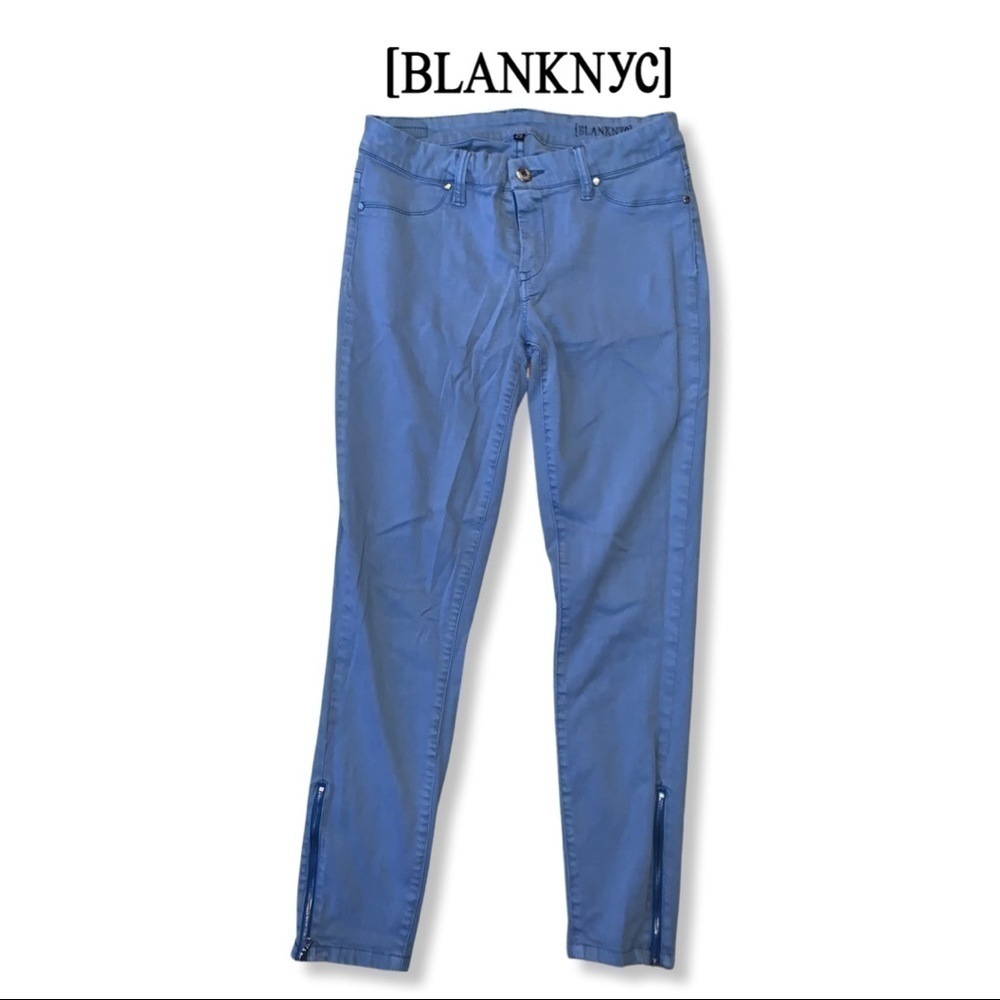 BLANK NYC Ankle Zip Skinny Jeans